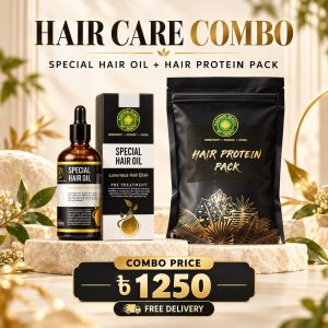 Hair oil + hair protein pack